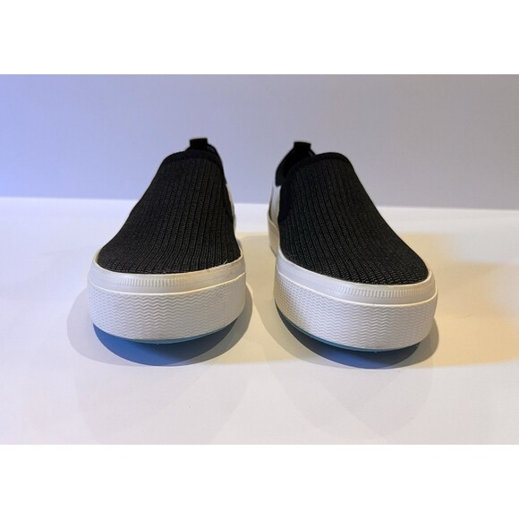 Boys Youth Size 5 Native Miles 2.0 Liteknit Black Knit Slip On Sneaker Shoes - Picture 4 of 11